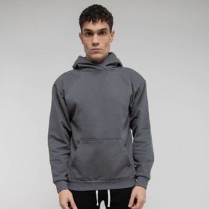 DARK GREY OVERSIZED HOODIE W MASK
